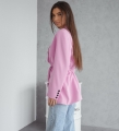 marynarka me gusta rozowa wiazana w talii www.butiklatuss.pl rozmiar uniwersalny