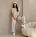 komplet me gusta bluzka oversize spodnie dresowe z rozcieciem z pekniecie na udzie rozmiar uniwersalny www.butiklatuss.pl