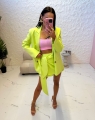 spodnico spodenki la milla z wizaniem limonka limonkowe www.butiklatuss.pl xs s m l