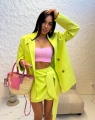spodnico spodenki la milla z wizaniem limonka limonkowe www.butiklatuss.pl xs s m l