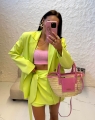 spodnico spodenki la milla z wizaniem limonka limonkowe www.butiklatuss.pl xs s m l