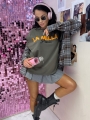 spodnico spodenki la milla plisowane szare pliski xs s m l www.butiklatuss.pl