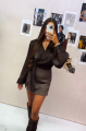 spodnico spodenki la milla z rozcieciem czekoladowe s m l www.butiklatuss.pl