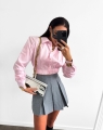spodnico spodenki la milla plisowane szare pliski xs s m l www.butiklatuss.pl