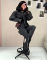 kurtka jeansowa la milla szara jeans dzinsowka www.butiklatuss.pl