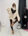 Legginsy z zapiętkami czekoladowe la milla lycra xs s m l www.butiklatuss.pl